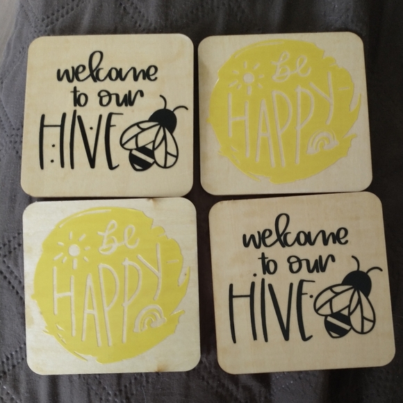 Coasters - set of 4 - Picture 2 of 2